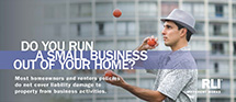 home business insurance juggler consumer buckslip