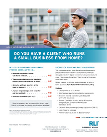 home business insurance juggler agent brochure